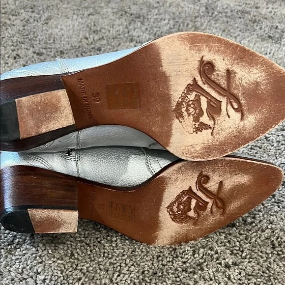 Free People Women's Silver Ankle Boots - Picture 3 of 10